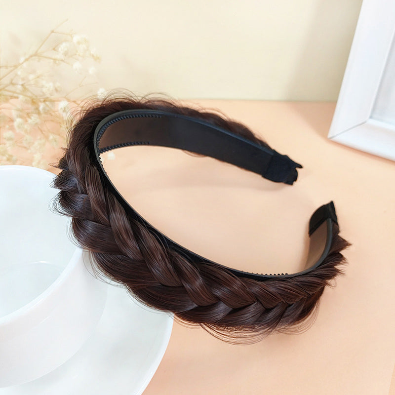 Non-slip braided wig Diadem